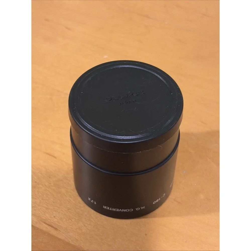 Olympus IS/L Lens C-180 H.Q. Converter 1.7X 52mm With Bag Cover made in Japan